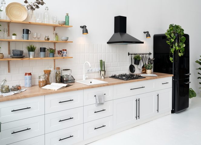 Small white kitchen